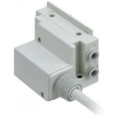 SMC solenoid valve 4 & 5 Port SS5Y3-12, 3000 Series Manifold, Lead Wire (IP67)